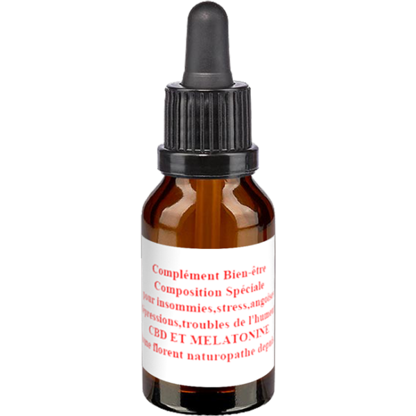 cbdsantepasion.com, cbd et mélatonine pour lutter contre le stress - flacon de 30ml